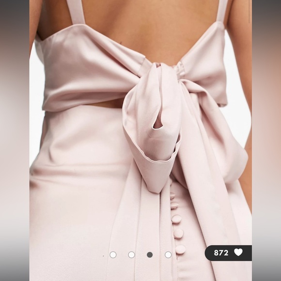 ASOS DESIGN Pink Dress - Picture 2 of 4